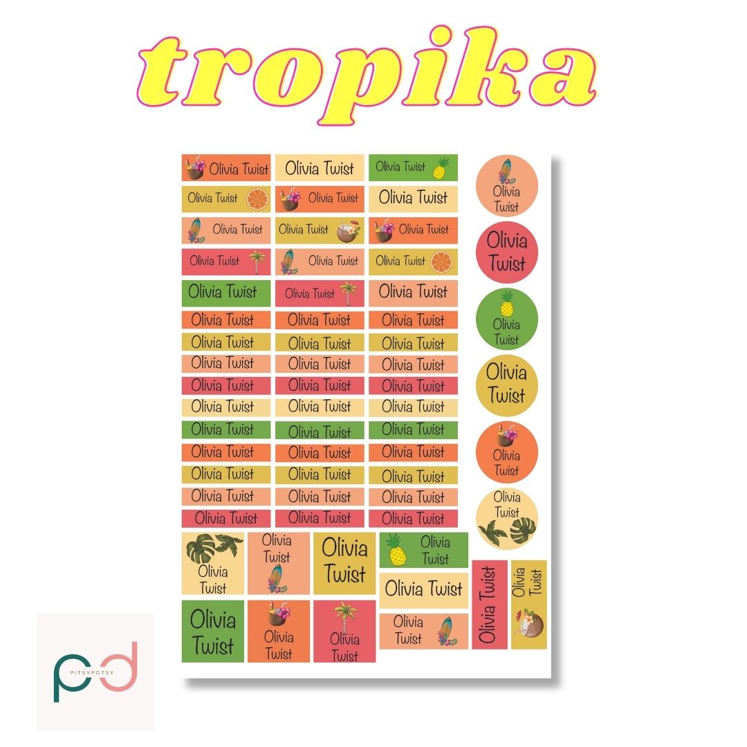 Tropika Vinyl Labels