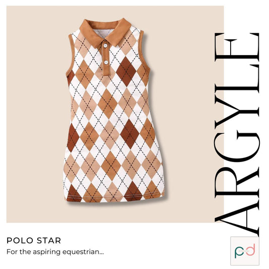 Summer Sleeveless Casual Polo Dress