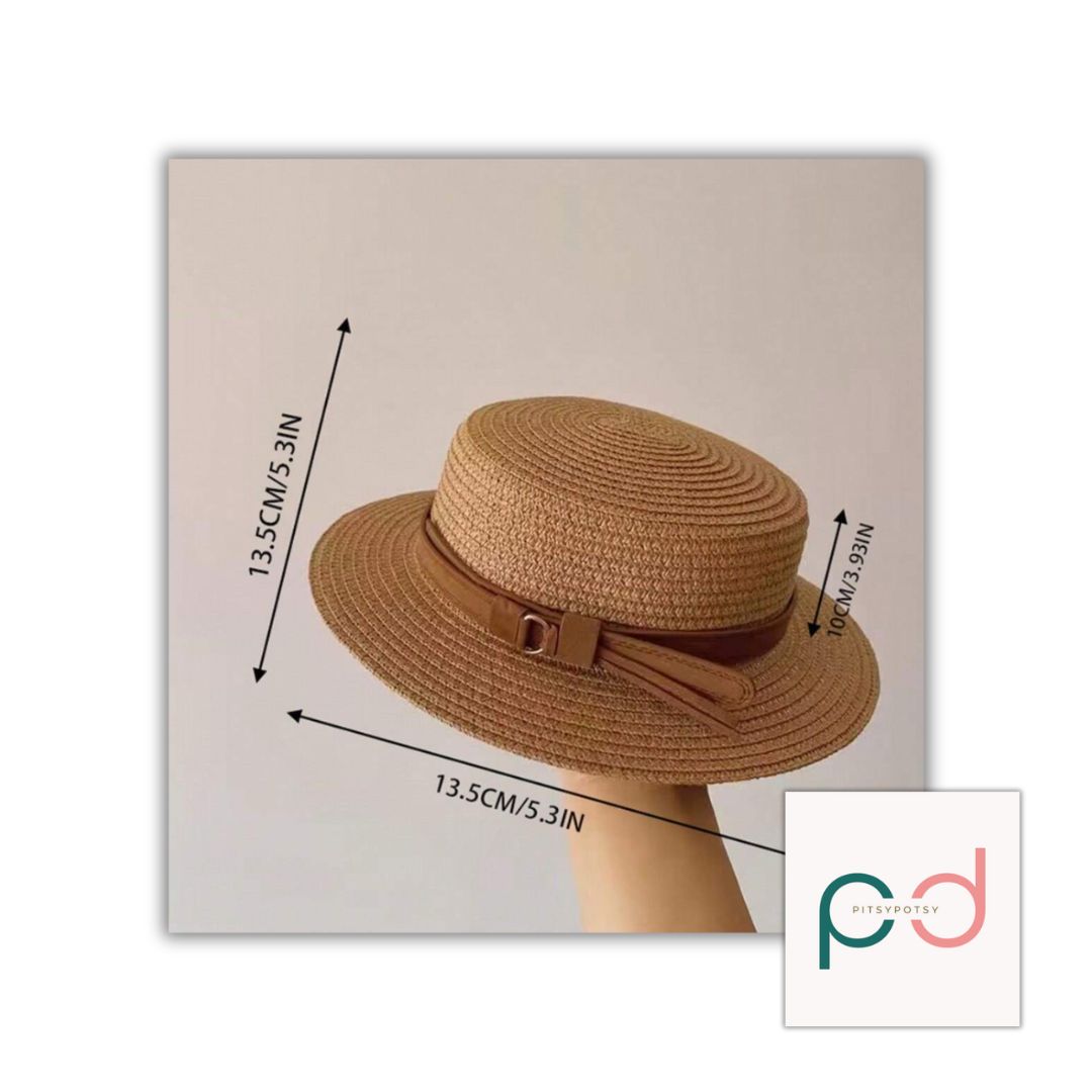Sophisticated Straw Sun Hat