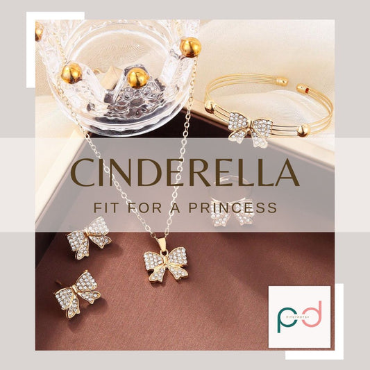 Cinderella: 5 Piece Butterfly Jewellery Set